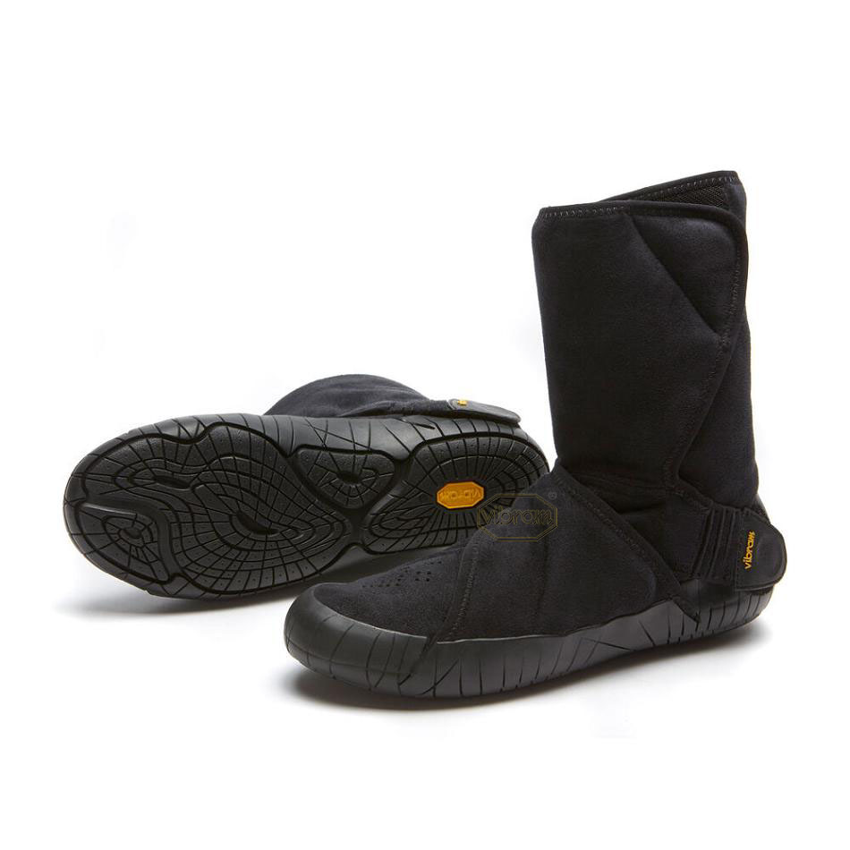 Vibram Boots Cheapest Furoshiki Eastern Traveler Classic Shearling Mid Mens Black